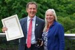 RHS Chelsea: Monty Don recibe la Medalla de Honor RHS Victoria