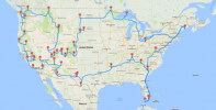 Data Scientist ha mapeado el último viaje por carretera de los Parques Nacionales