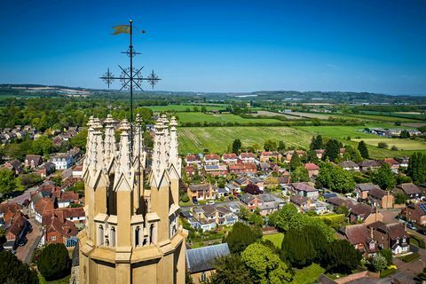 Hadlow Tower, Hadlow Castle, Tonbridge, Kent