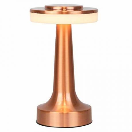 Lámpara de mesa LED portátil O'Bright (oro rosa)