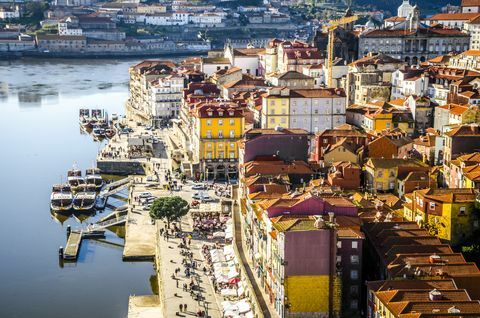 Vista de Oporto desde el puente Dom Luís I