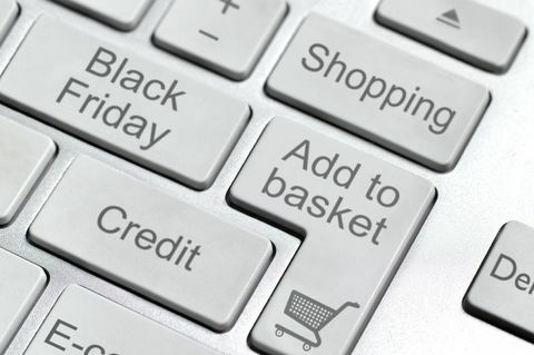 Botón de teclado Black Friday