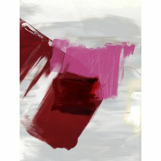 Lienzo Abstracto Magenta II