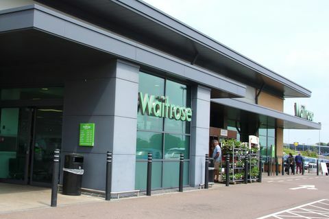 Vista de la tienda Waitrose, uno de los diez mejores supermercados ...