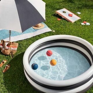 Piscina inflable al aire libre 