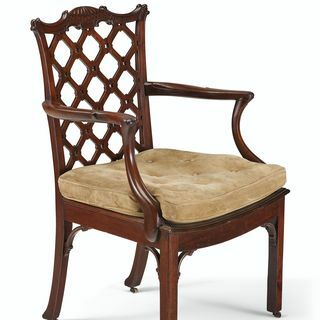 SILLONES GEORGE III CAOBA