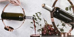 Soiree Bottle Wine Holder y Pourer