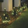 Las luces al aire libre del camino del árbol de Navidad crearán una entrada de bienvenida para los invitados