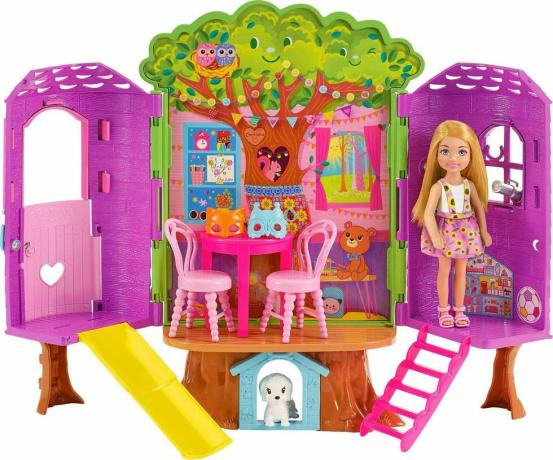 Chelsea Barbie Doll y Treehouse Playset