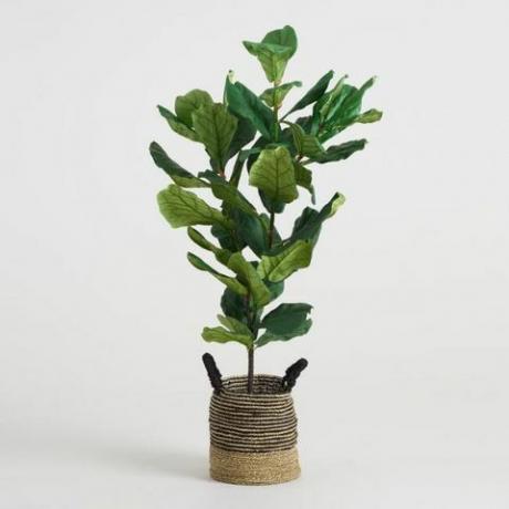 Faux Fiddle-Leaf Fig Plant