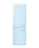 Smeg 11.7 pies cúbicos Refrigerador con congelador inferior, azul pastel