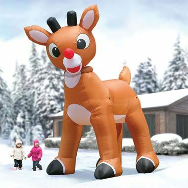 El 15 'Rudolph inflable