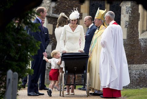 El bautizo de la princesa Charlotte de Cambridge
