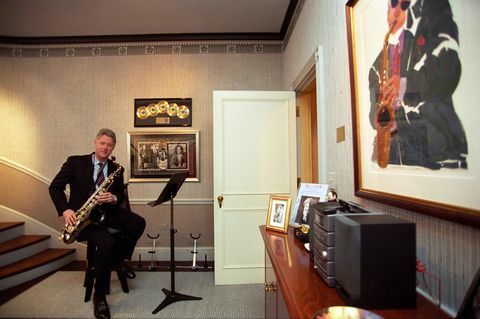 presidente clinton sala de música