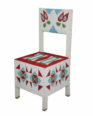 Silla de trono con cuentas Yoruba IV