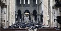 Los rosetones de Notre-Dame, según se informa, están seguros después del incendio en la catedral