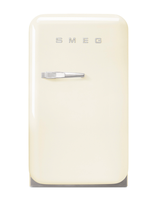 Smeg 1.5 pies cúbicos Refrigerador compacto, crema