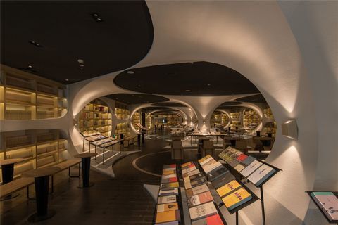 muestra de libros de la librería china