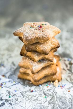 Galletas en forma de estrella