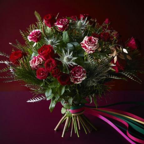 Waitrose navidad flores rojo navidad