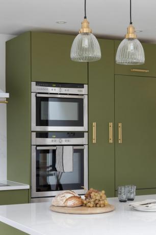 cambio de imagen de cocina verde preloved en st albans