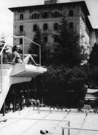 lazio palacio de la fuente fiuggi y piscina 1930