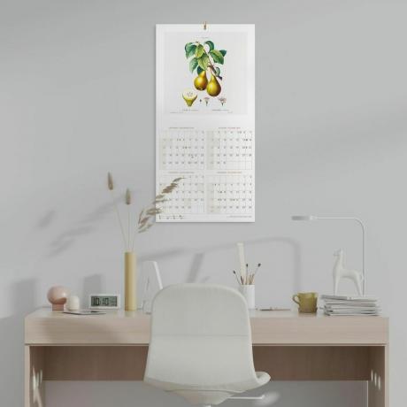 Calendario de pared botánico 2024 