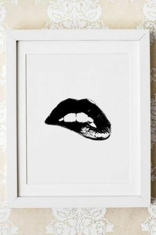 Labios Arte De La Pared