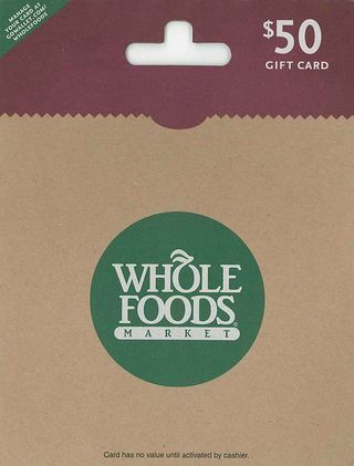 Tarjeta de regalo de Whole Foods Market