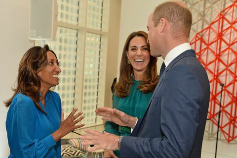 El duque y la duquesa de Cambridge visitan el centro Aga Khan