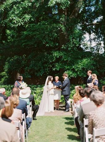 una boda en casa organizada por cada vez más bodas y eventos