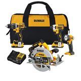 Kit combinado sin escobillas DEWALT 20V MAX XR con herramienta de corte / amoladora (DCK483D2 y DCG413B)