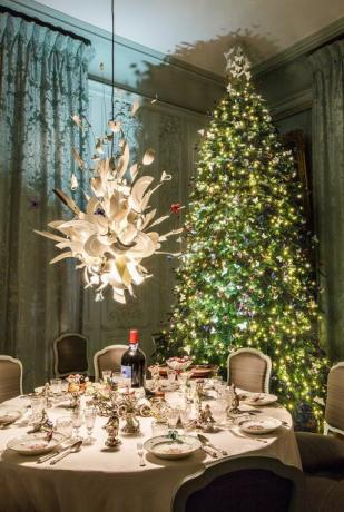 Decoraciones navideñas de Waddesdon Manor 2017 - Tema de casa de fieras encantada