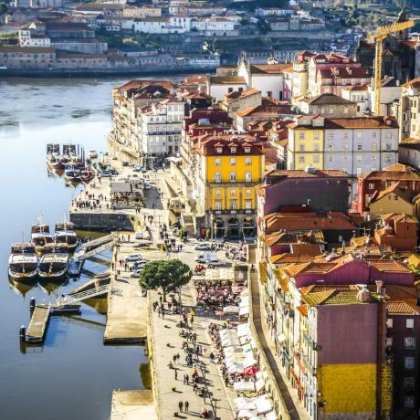 Vista de Oporto desde el puente Dom Luís I