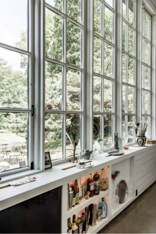 ventanas y una decoración única en la finca de Woodstock