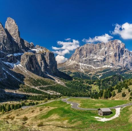 Alpes Dolomitas, Panorama, Tirol del Sur, Italia, Europa