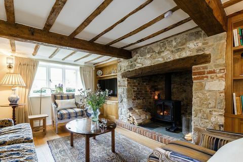 Berro Cottage - Sherrington - Warminster - chimenea - Strutt y Parker