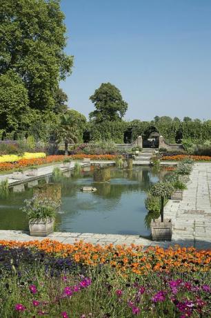 Jardines hundidos en el palacio de Kensington