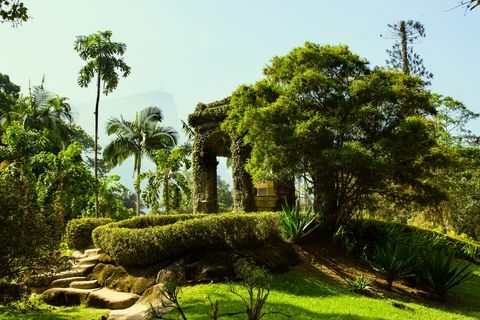 Monumento, Jardim Botanico, Río de Janeiro, Brasil