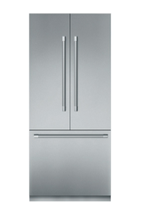 Refrigerador empotrado de puerta francesa serie profesional