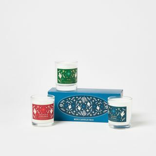 Juego de tres mini velas perfumadas Noel