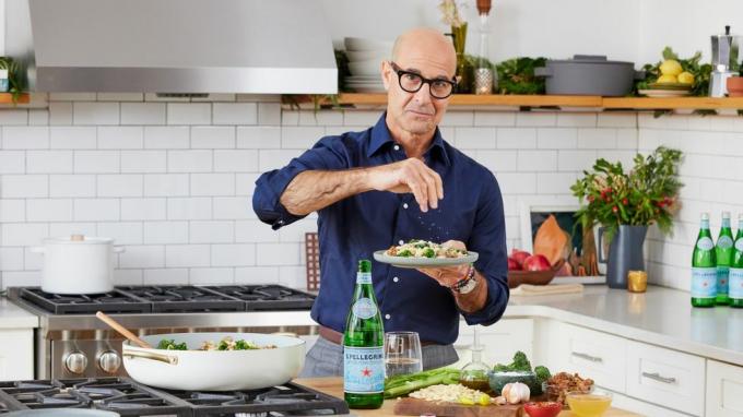 stanley tucci y su plato de pasta favorito para las fiestas