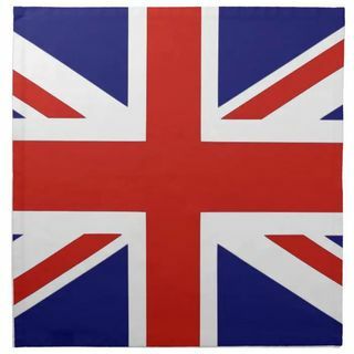 servilleta bandera británica