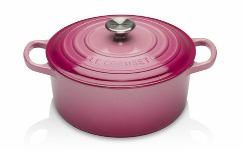 Cacerola redonda firma de hierro fundido Le Creuset, en edición limitada Berry