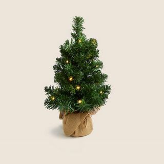 Árbol de Navidad preiluminado de 1,5 pies