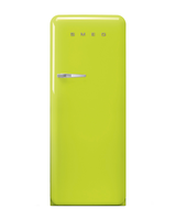 Smeg 9.22 pies cúbicos Refrigerador con congelador superior, verde lima