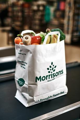 Bolsa de papel reutilizable: Morrisons está introduciendo bolsas de papel de estilo estadounidense en un intento por reducir el uso de plástico