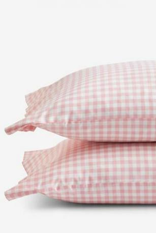 Fundas de almohada de percal de algodón orgánico vichy Company Kids ™ - Rosa pétalo