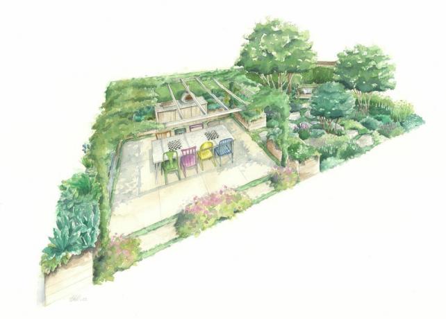 chelsea flower show 2023 jardín comunitario de london square diseñado por james smith﻿