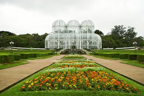 invernadero del jardín botánico